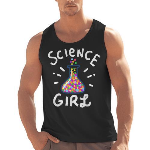 Science Girl Chemistry Biology Student Teacher Men Tank Top - teacherstshirts.com AU