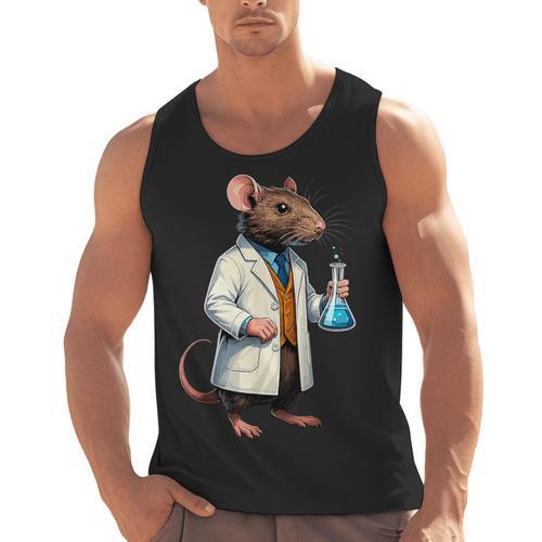 Science Rat Lab Science Scientist Mouse Teacher Chemistry Men Tank Top - teacherstshirts.com
