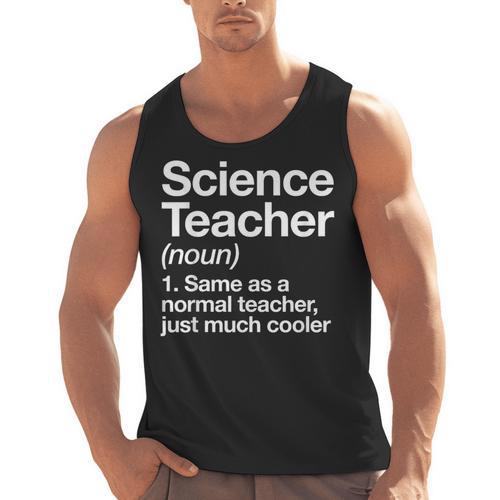 Science Teacher Definition Back To School First Day Men Tank Top - teacherstshirts.com