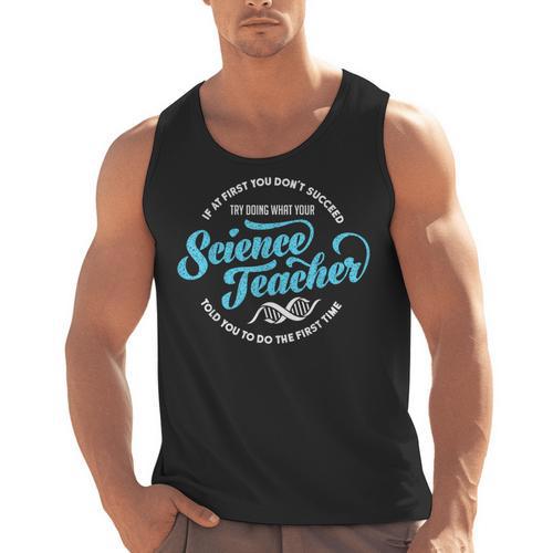 Science Teacher Must Haves Teach Science Teacher Men Tank Top - teacherstshirts.com UK