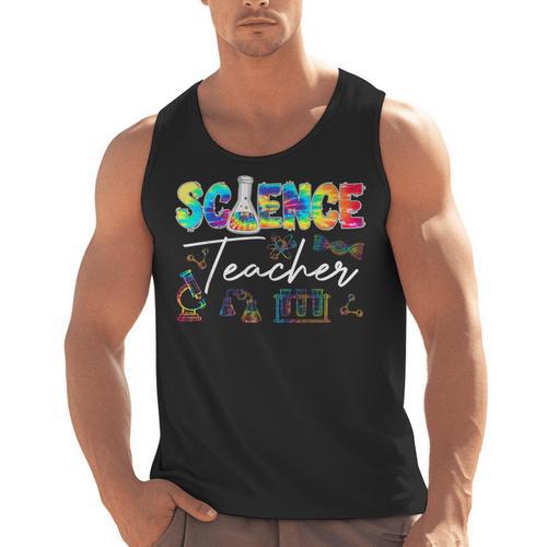 Science Teacher Tie Dye First Day Of School Back To School Men Women Girls Kids Men Tank Top - teacherstshirts.com
