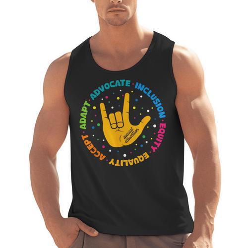 Special Education Teacher Inspirational SPED Teachers Autism Men Tank Top - teacherstshirts.com CA
