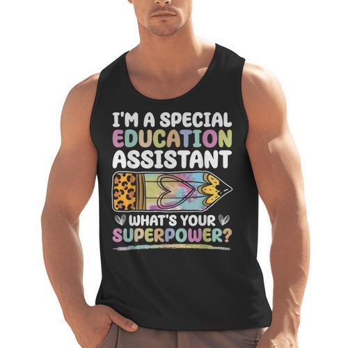 Special Educational Assistant And Sped Teacher Men Tank Top - teacherstshirts.com