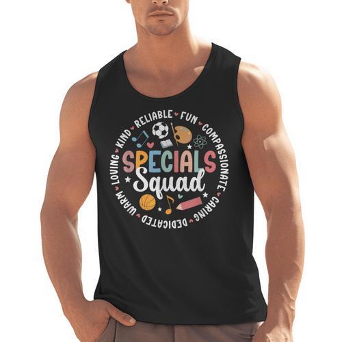 Specials Squad Appreciation Specials Team Specials Teacher Men Tank Top - teacherstshirts.com UK