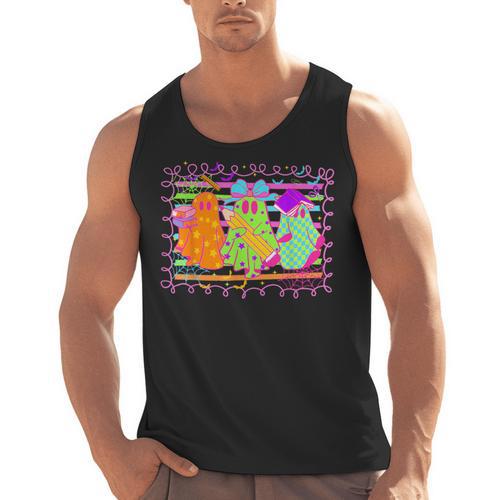Spooky Teacher Halloween Ghost Fall Autumn Season Women Men Tank Top - teacherstshirts.com