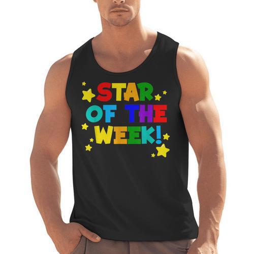 Star Of The Week Cheerful Recognition Student Teachers Class Men Women Kids Men Tank Top - teacherstshirts.com AU