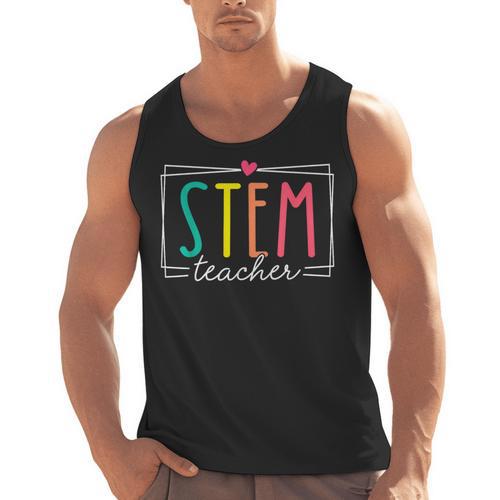 STEM Teacher Science Appreciation Women Back To School Men Tank Top - teacherstshirts.com AU