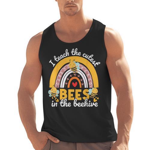 I Teach The Cutest Bees In The Beehive Teachers Day Men Tank Top - teacherstshirts.com AU
