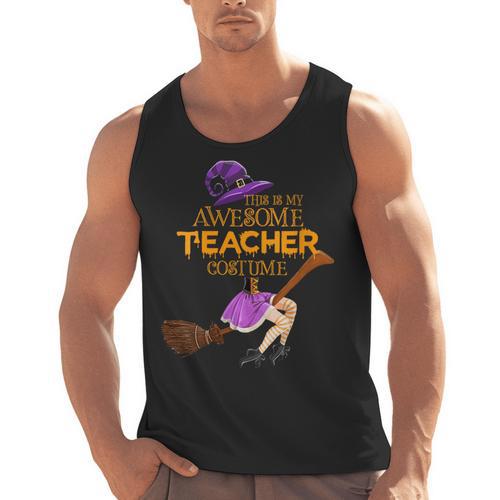 This Is My Teacher Costume Halloween Family Matching Group Men Tank Top - teacherstshirts.com CA