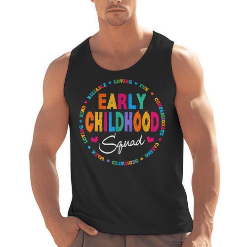 Teacher Early Childhood Squad T-Shirt Men Tank Top - teacherstshirts.com