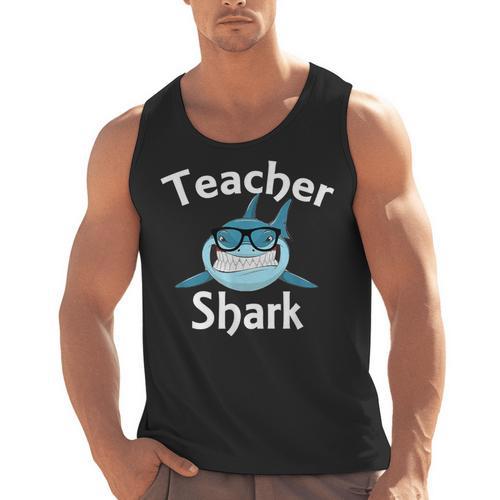 Teacher Shark Teacher For Men Women Men Tank Top - teacherstshirts.com