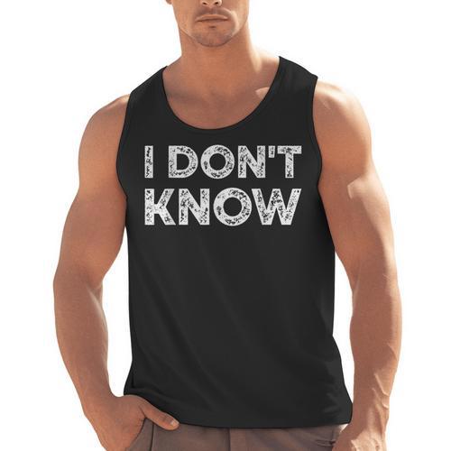 Teacher Shirts I Don't Know Idea For Teachers & Workers Adults - Small Short Sleeve Men Tank Top - teacherstshirts.com