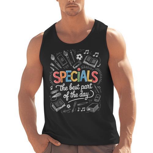 Teacher Specials The Best Part Of The Day Specials Squad Men Tank Top - teacherstshirts.com CA