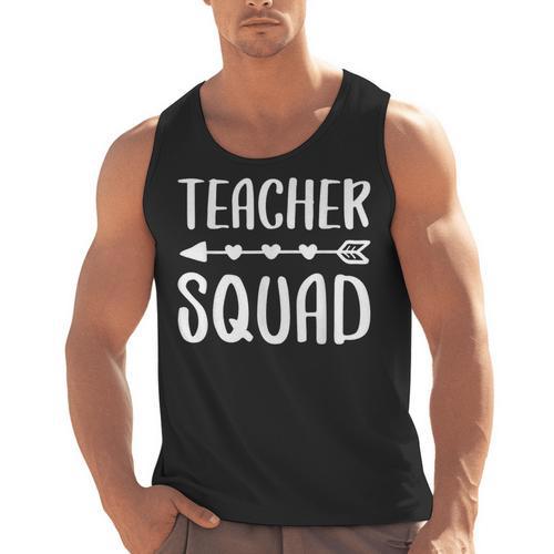 Teacher Squad Shirt Men Women Teacher Team Men Tank Top - teacherstshirts.com