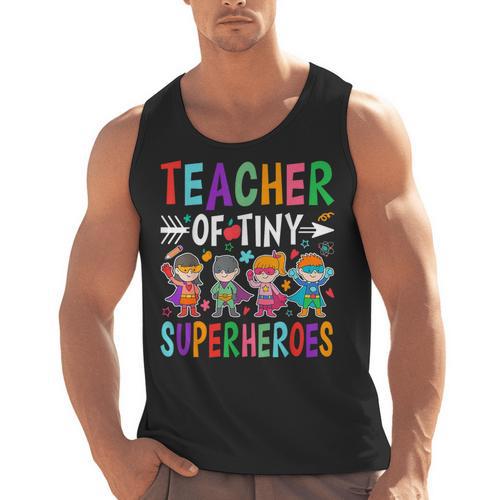Teacher Of Tiny Superheroes Men Tank Top - teacherstshirts.com