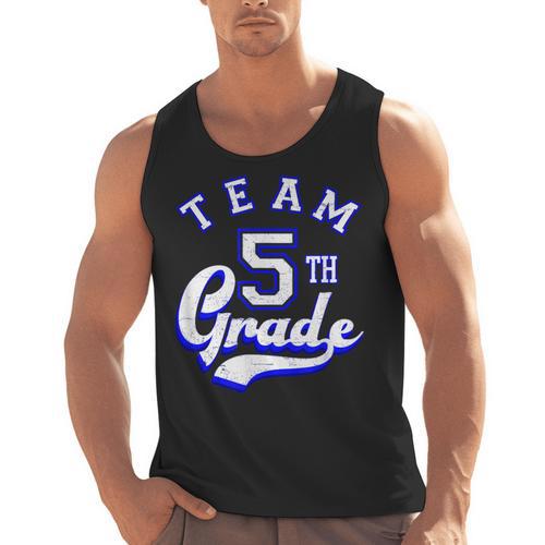 Team 5th Grade Fifth For Teacher Or Students Men Tank Top - teacherstshirts.com UK