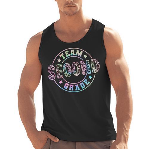 Team Second Grade Teacher Student Back To School 2nd Grade Men Tank Top - teacherstshirts.com