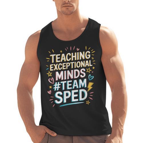 Team Sped Sped Teacher Special Education Teacher Team Men Tank Top - teacherstshirts.com AU