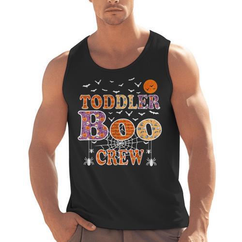 Toddler Boo Crew Halloween Daycare Teacher Kids Men Tank Top - teacherstshirts.com UK