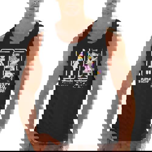 Unicorn History Teacher T-Shirt History Teacher Men Tank Top - teacherstshirts.com