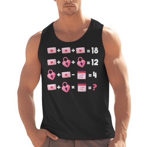 Valentines Day Order Of Operations Valentines Math Teacher Men Tank Top - teacherstshirts.com CA