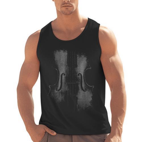 Violin Player Instrument Music Teacher Musical Violinist Men Tank Top - teacherstshirts.com UK