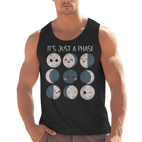 Women Science Teacher Moon Phases Scientist Back To School Men Tank Top - teacherstshirts.com CA