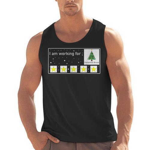 I Am Working For Christmas Break Special Education Teacher Men Tank Top - teacherstshirts.com AU