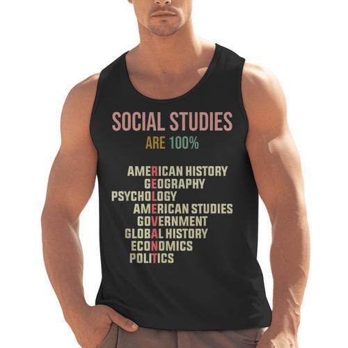 World History Classroom Social Studies History Teacher Men Tank Top - teacherstshirts.com UK