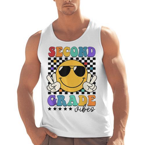 2nd Grade Teacher Shirts First Day Second Grade Shirt Girls Men Tank Top - teacherstshirts.com AU