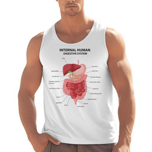 Digestive System Anatomy Anatomical Biology Teacher Men Women Men Tank Top - teacherstshirts.com UK