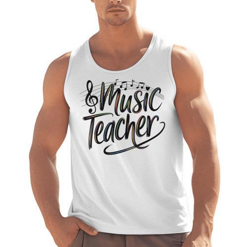 Music Teacher For Women Elementary First Day Of School Men Tank Top - teacherstshirts.com AU