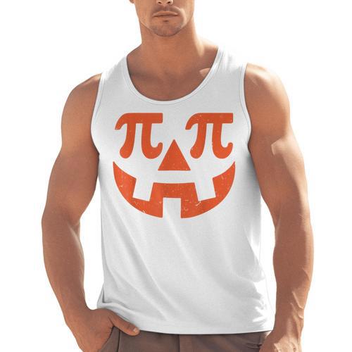 Pumpkin Pi Pie Math Thanksgiving Science Teacher Men Tank Top - teacherstshirts.com UK