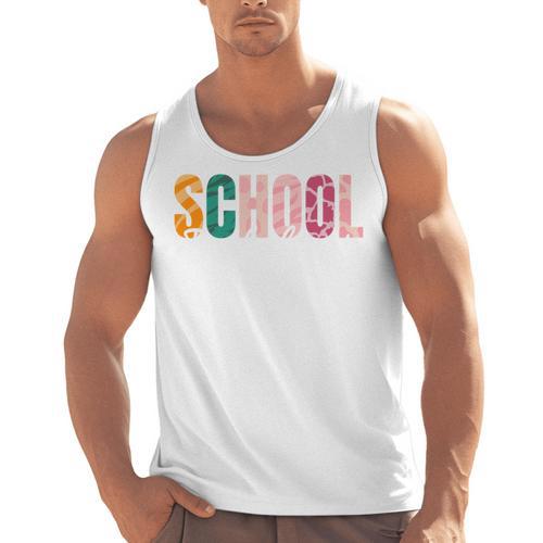School Psychologist Rainbow Psychology Teacher Men Tank Top - teacherstshirts.com AU