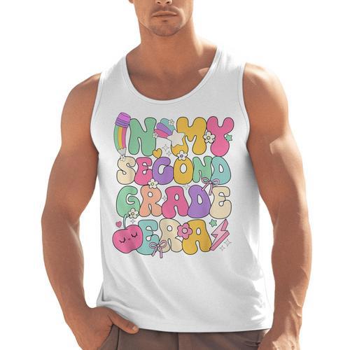 In My Second Grade Era Teachers Women Back To School Girls Men Tank Top - teacherstshirts.com CA