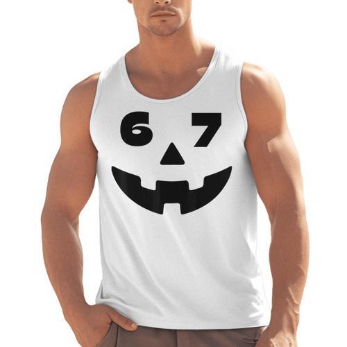 Six Seven Halloween Costume For Students Teachers 6 7 Men Tank Top - teacherstshirts.com AU