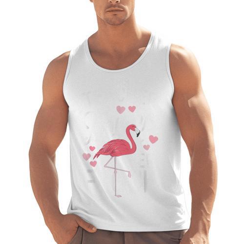 This Teacher Loves Her Flock Flamingo Teacher Class Men Tank Top - teacherstshirts.com AU