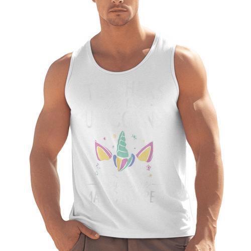 Teachers Are Like Unicorns They Make Magic Happen Men Tank Top - teacherstshirts.com UK