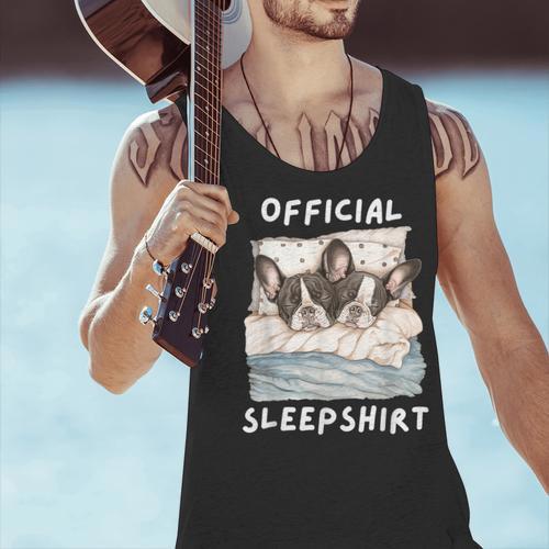 Boston Terrier Dog Official Sleepshirt Pajamas Nightgown Men Women Girls Kids Men Tank Top - Bostonterriersmerch.com