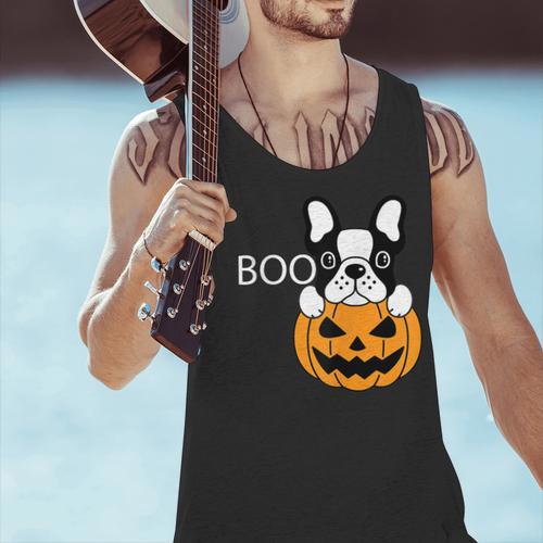 The Halloween Boston Terrier Men Tank Top - Bostonterriersmerch.com