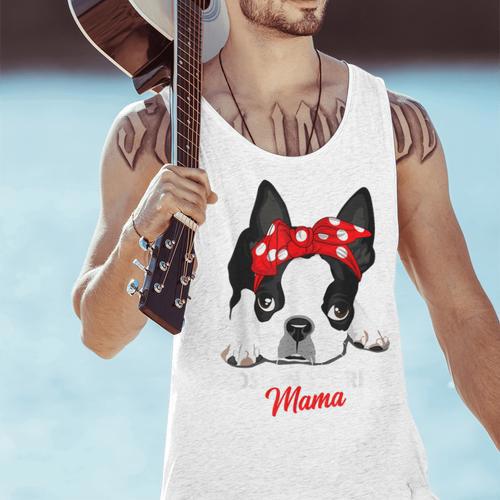 Boston Terrier Mum Dog Woman Idea Men Tank Top - Bostonterriersmerch.com