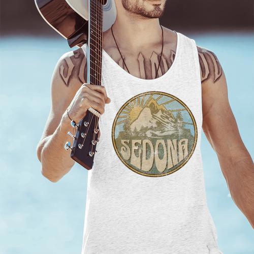 Sedona Arizona Nature Mountains Hiking Outdoors Men Tank Top - Bostonterriersmerch.com
