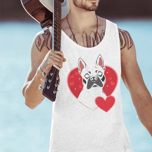 Valentine's Day Boston Terrier Men Tank Top - Bostonterriersmerch.com