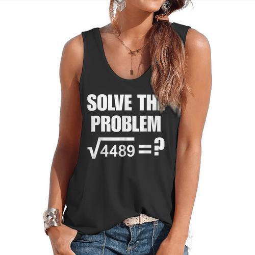 67 Meme Math Six Seven Teacher Brainrot Joke Flowy Tank - teacherstshirts.com