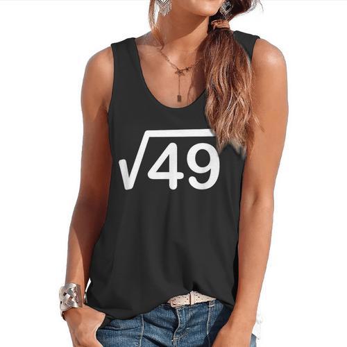 67 Six Seven Meme Square Root Couple Matching Teacher Flowy Tank - teacherstshirts.com AU