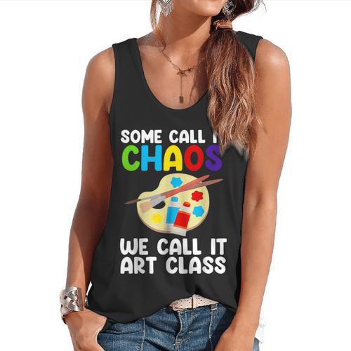 Art Teacher For Men Women Art Teacher Appreciation Flowy Tank - teacherstshirts.com DE