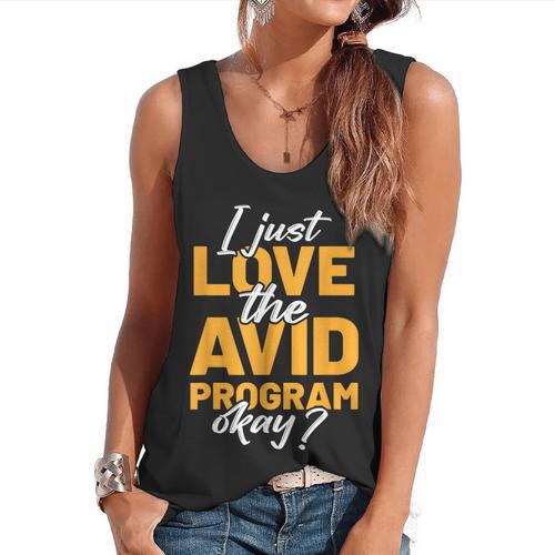 AVID Team Appreciation Essentials AVID Program Teacher Flowy Tank - teacherstshirts.com AU