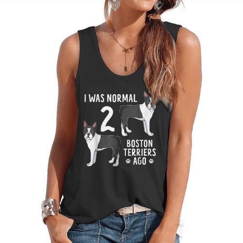 Boston Terrier Humor Bostie Dog Lover For Men Women Kids Flowy Tank - Bostonterriersmerch.com AU