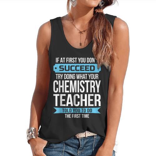 Chemistry Teacher Appreciation Men Women T-Shirt Flowy Tank - teacherstshirts.com CA