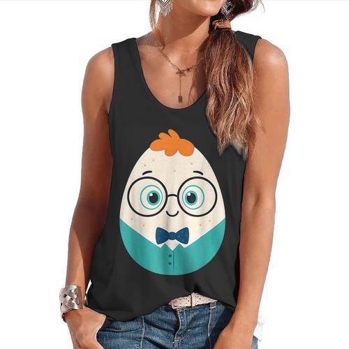 Cute Good Egg Teacher Halloween Costume Food Group Flowy Tank - teacherstshirts.com UK